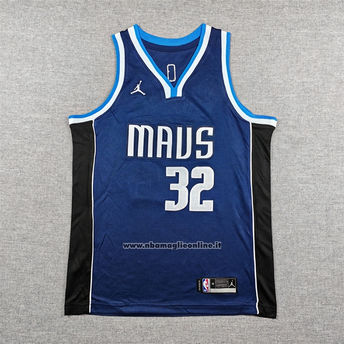 Maglia Bambino Dallas Mavericks Cooper Flagg No 32 Statement 2025-26 Blu